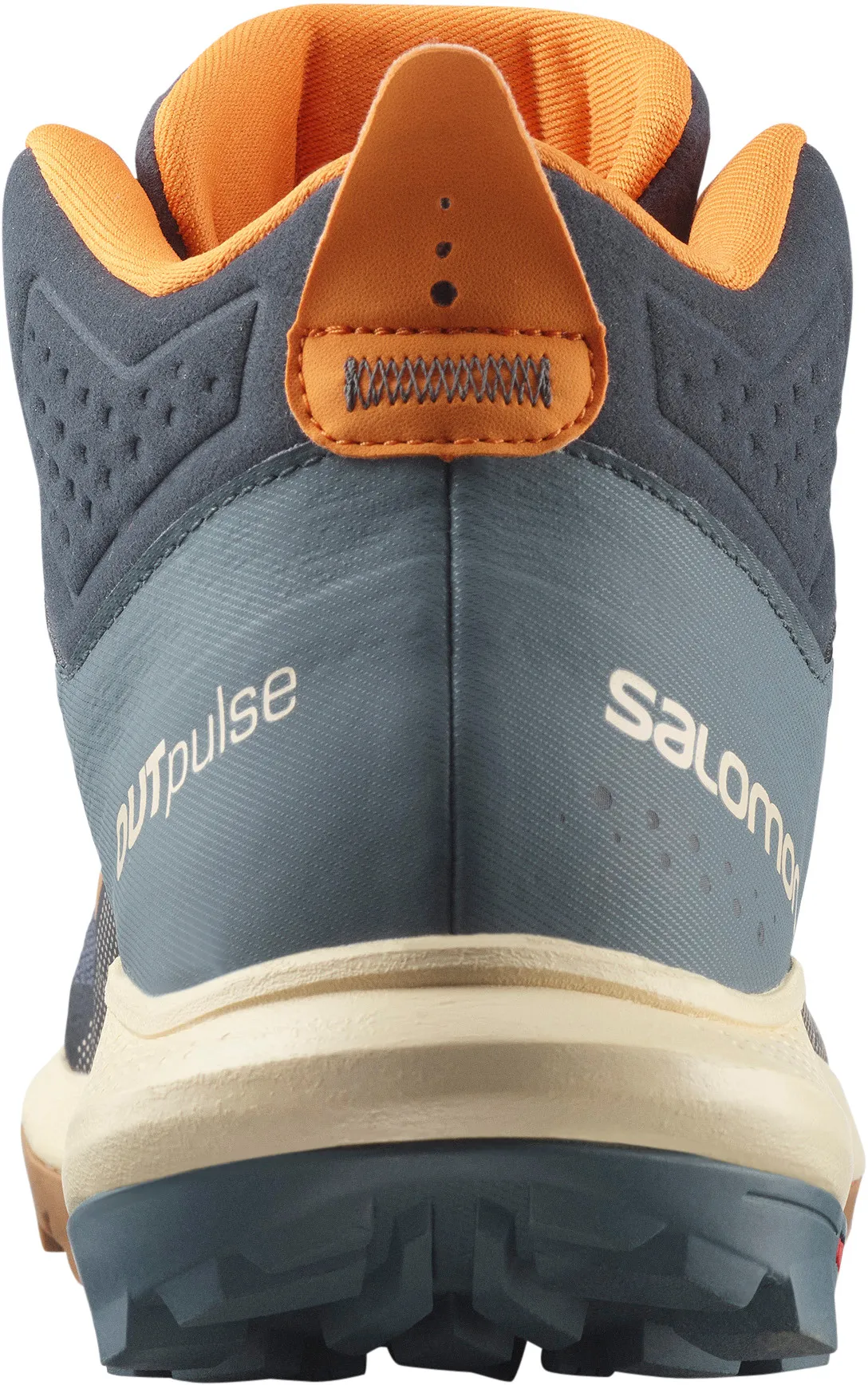 Salomon Men's Outpulse Mid Gore-Tex Ebony/Bleached Sand/Vibrant Orange | Buy Salomon Men's Outpulse Mid Gore-Tex Ebony