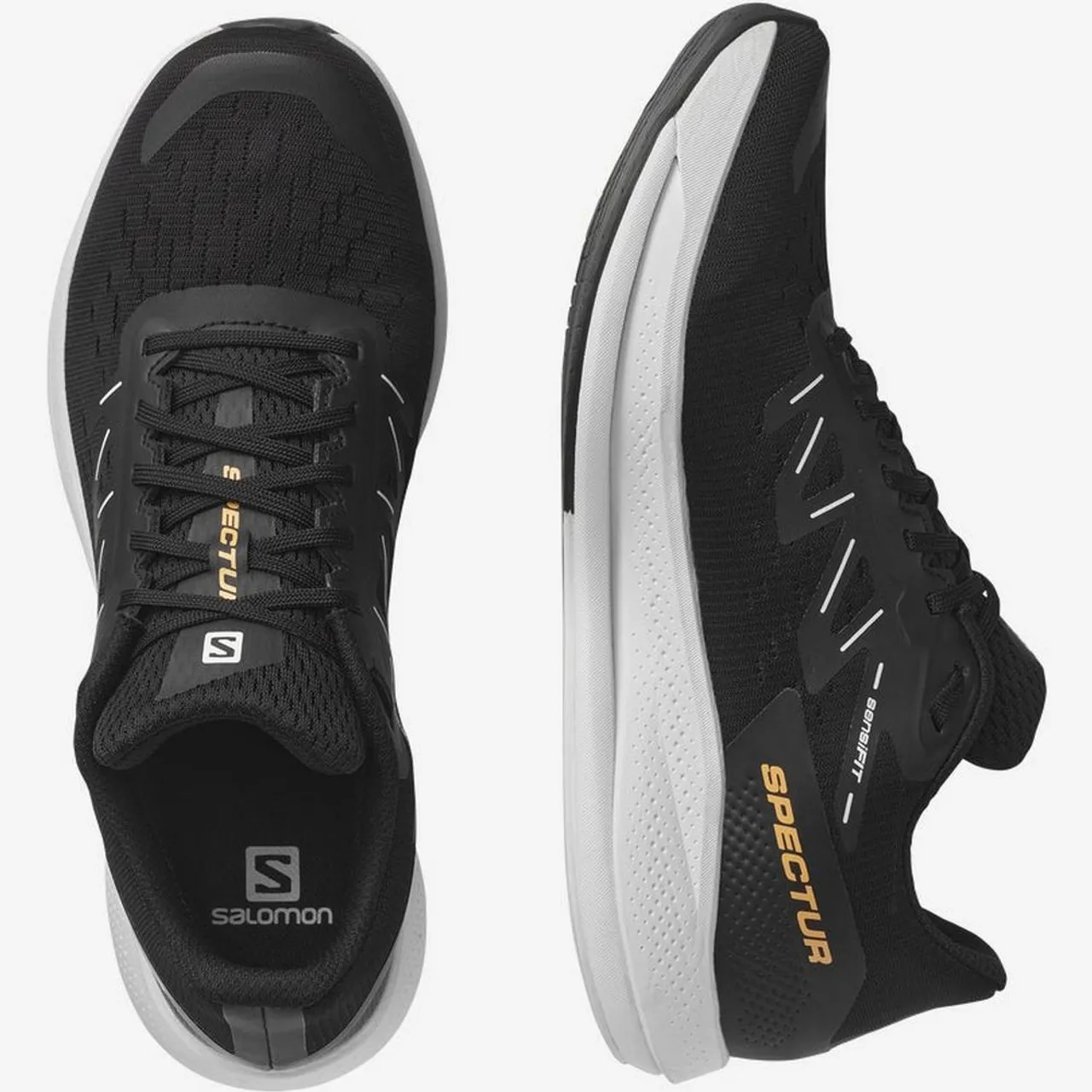 Salomon Men's Spectur - Black / White / Blazing Orange