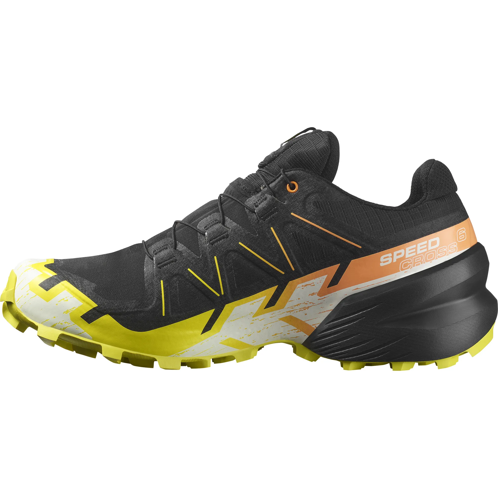 Salomon Men's Speedcross 6 GORE-TEX Black/Sulphur Spring/Bird Of Paradise | Buy Salomon Men's Speedcross 6 GORE-TEX Bl