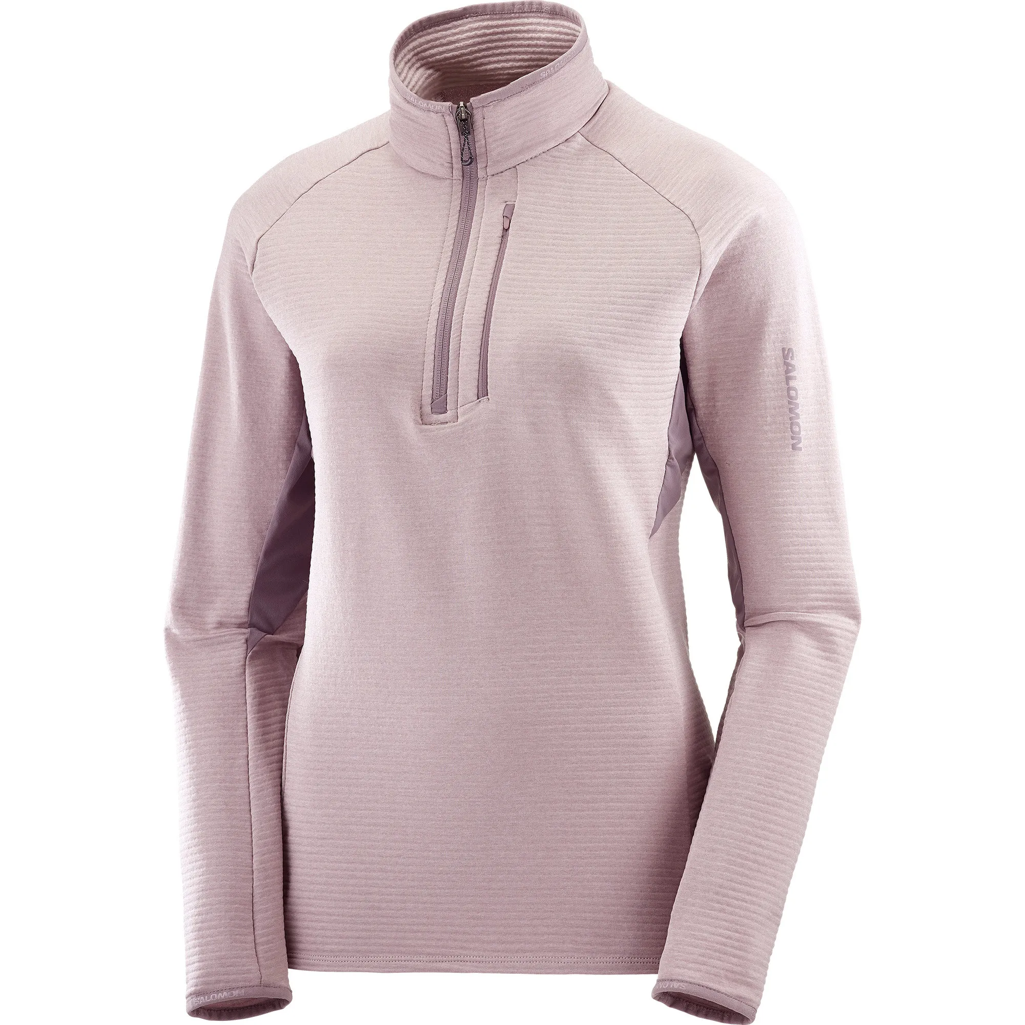 Salomon Women's Essential Lightwarm Mid Layer Quail/Moonscape | Buy Salomon Women's Essential Lightwarm Mid Layer Quai