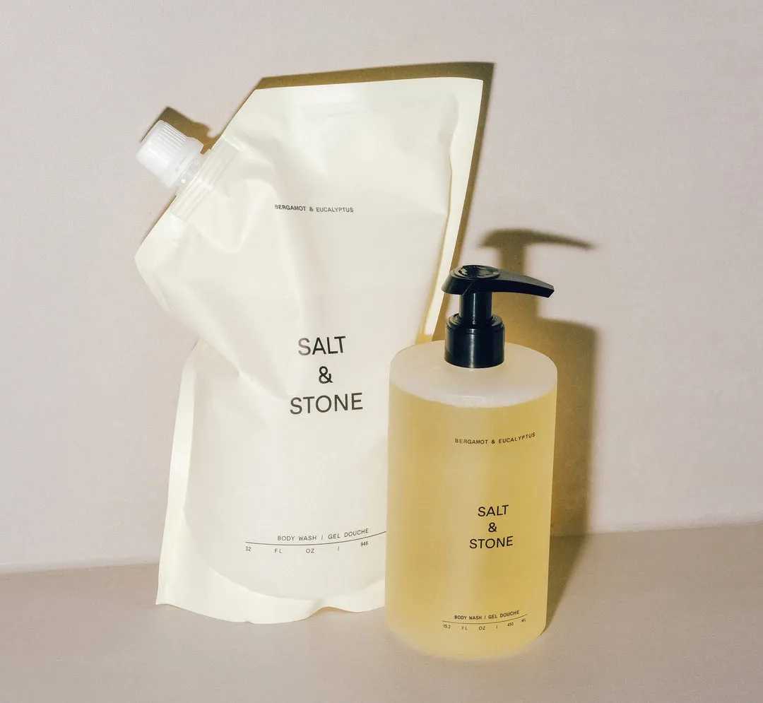 Salt and Stone - Body Wash Refill - Bergamote & Eucalyptus (Hinoki)-