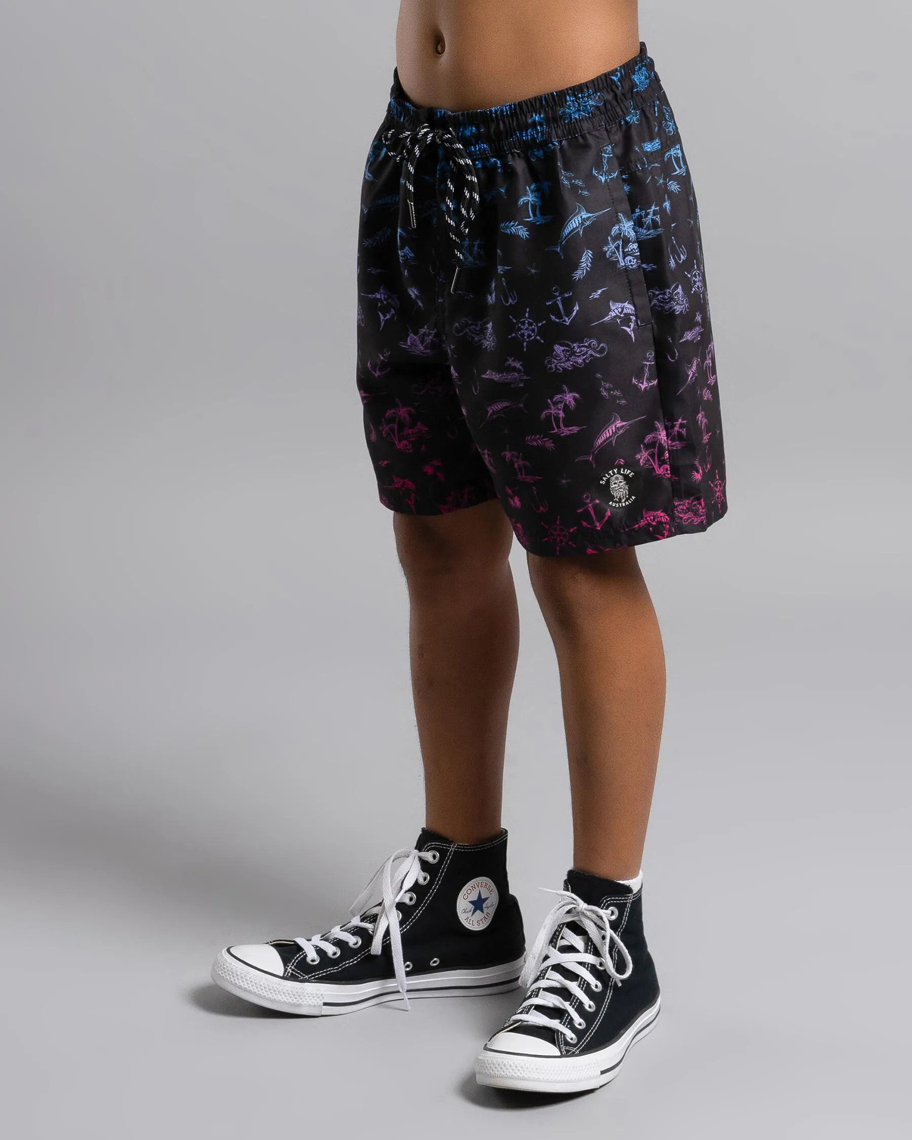 Salty Life Boys' Multitude Mully Shorts