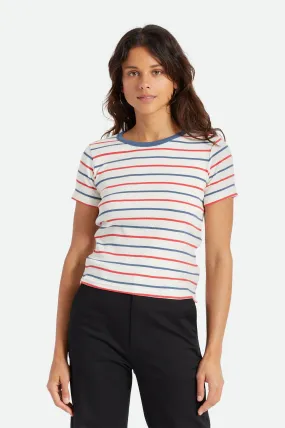 Samantha S/S Baby Tee - Stripe