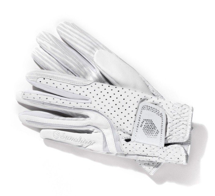 Samshield V-Sking Swarovski riding gloves White