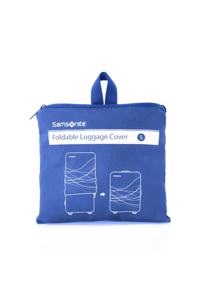 Samsonite Foldable Luggage Cover Blue