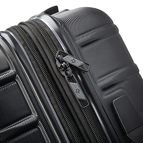 Samsonite Omni 2 Hardside Expandable Luggage with Spinner Wheels, Midnight Black, Carry-On 20-Inch