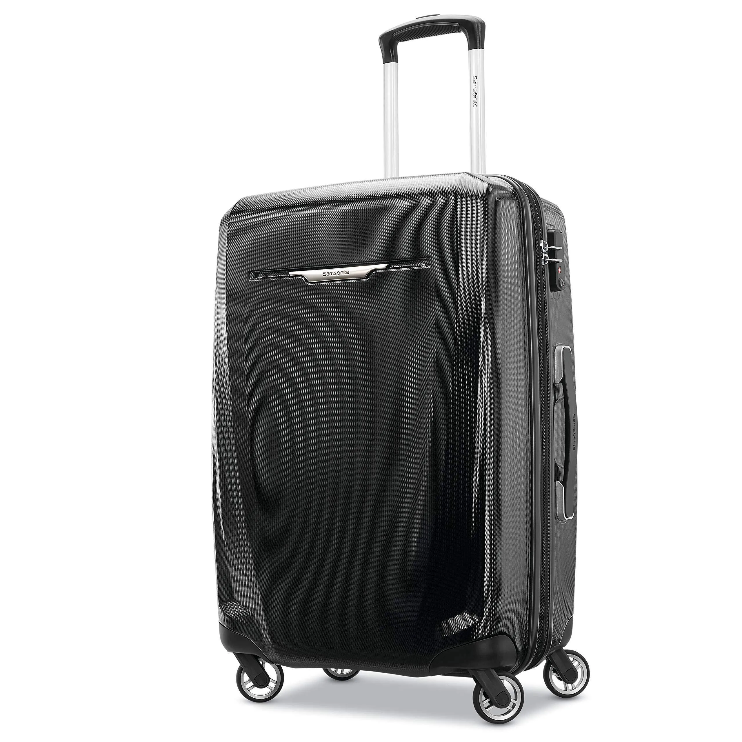 Samsonite Winfield 3 DLX Checked-Medium 25-Inch 4-Wheel Medium Luggage  