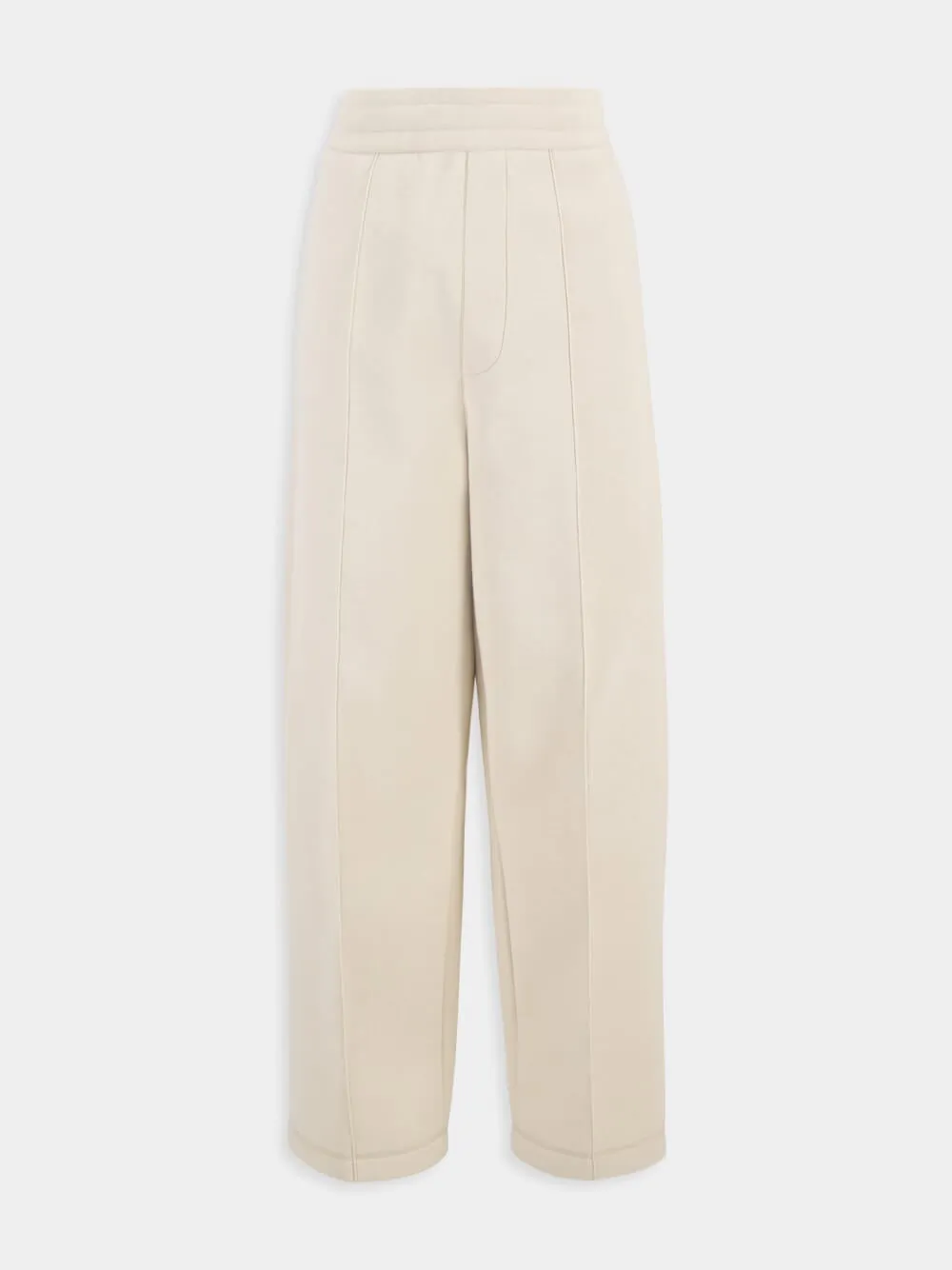 Sand Pleated Trousers