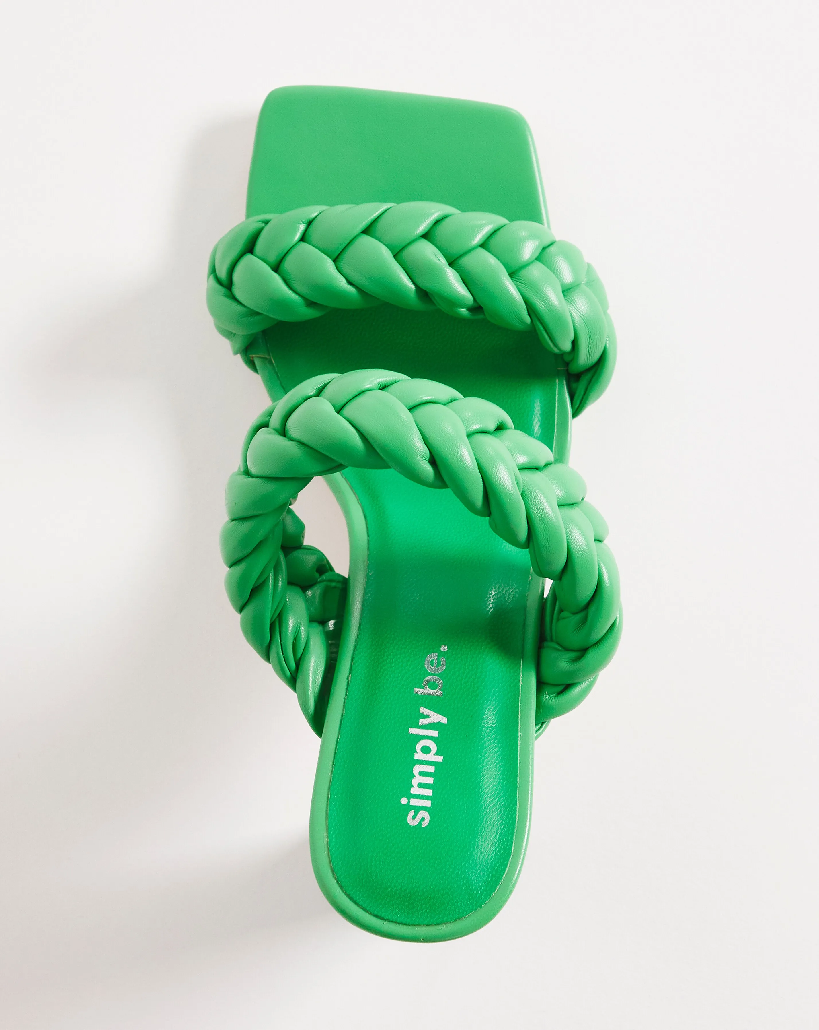 Sandra Plaited Heeled Sandals Ex Wide Fit