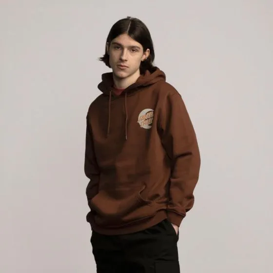 Santa Cruz Malba Tombstone Mens Hoodie - Sepia