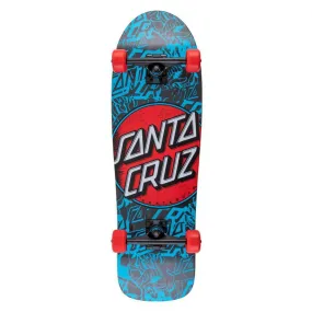 Santa Cruzer Factory Complete Skateboard Contra Distress Shaped Multi 31.7