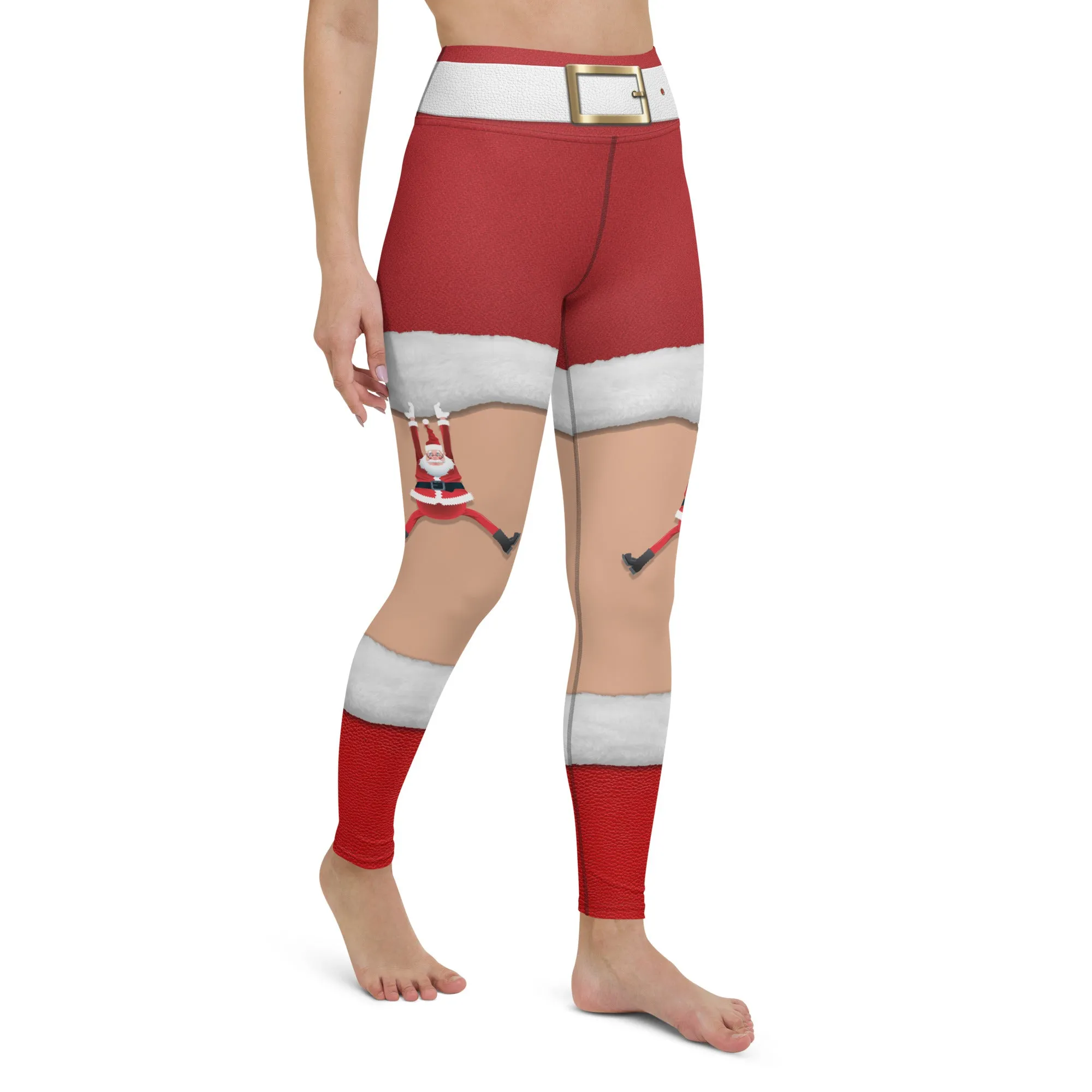 Santa Stockings Christmas Yoga Leggings