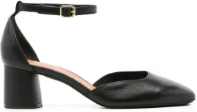 Sarah Chofakian Florence 55mm leather sandals Black