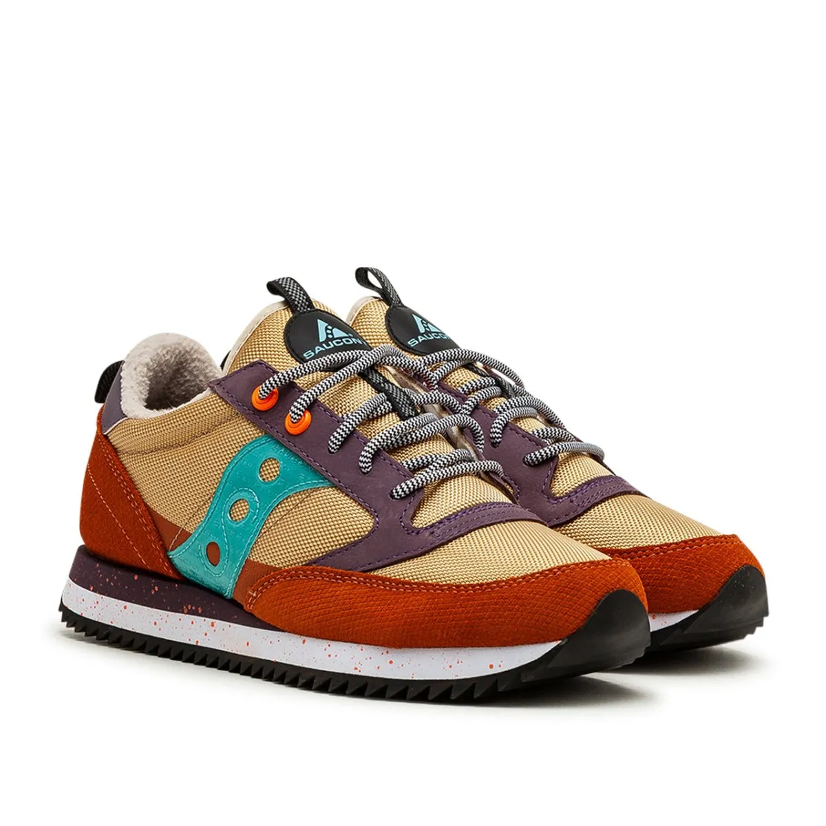 Saucony Jazz Original Peak (Tan / Orange / Teal)