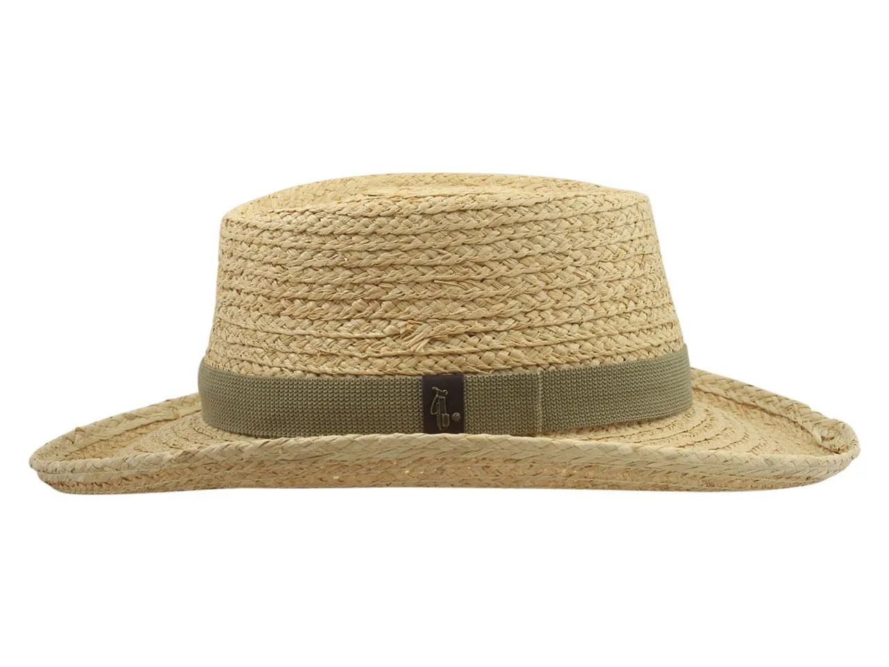 Scala Pro Men's Fine Braid Raffia Golf Gambler Hat