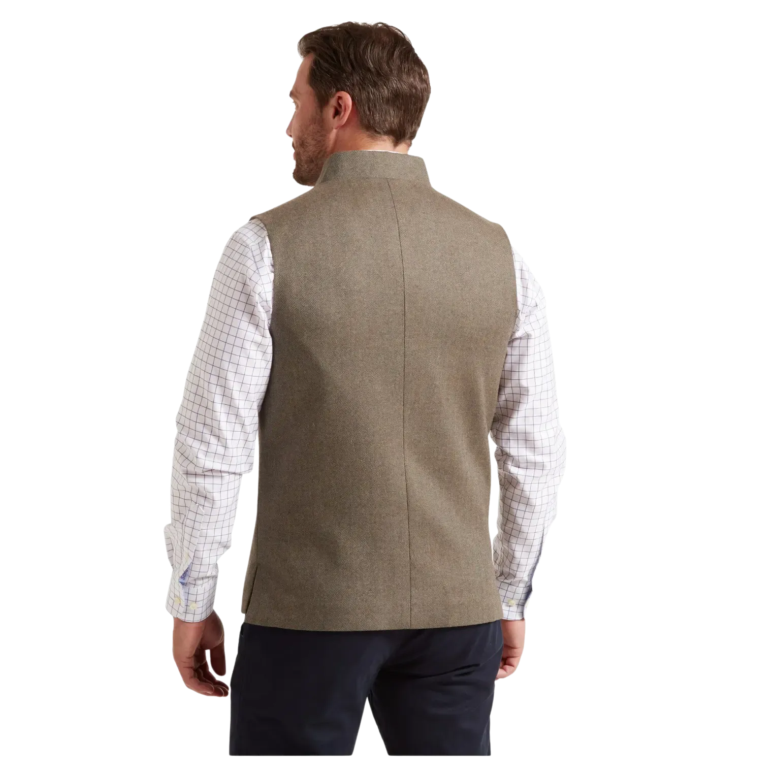 Schoffel Berwick Nehru Tweed Waistcoat