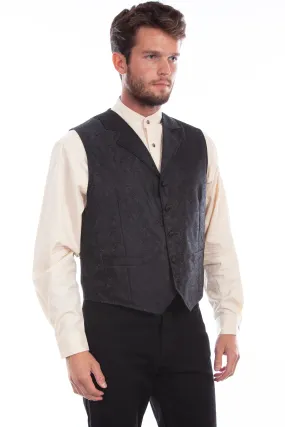 Scully Men's Rangewear Paisley Button Front Western Vest
