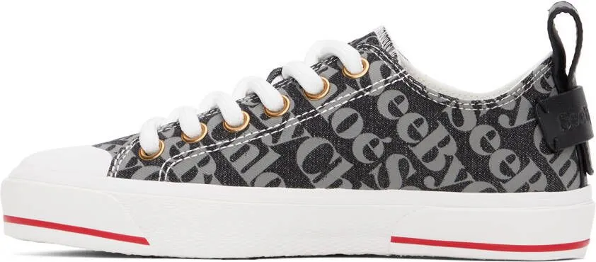 See by Chloé Gray Aryana Denim Sneakers