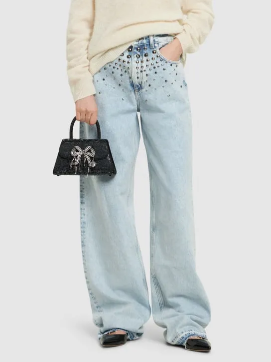 Self-portrait   Crystal bow bag 