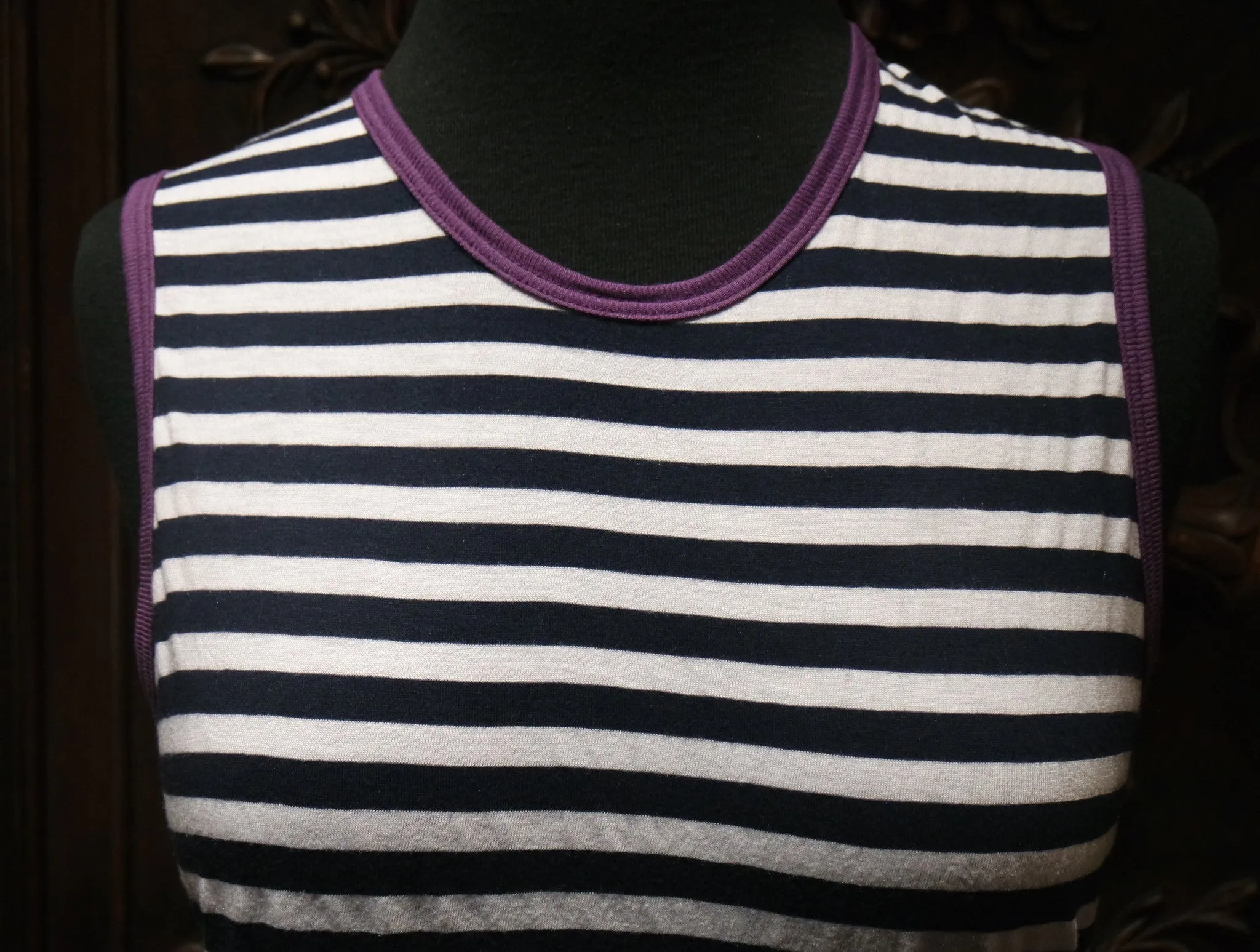 Shagg Purple Trim Tank Tee