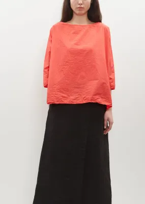 Short Tissue Cotton Tunic Top