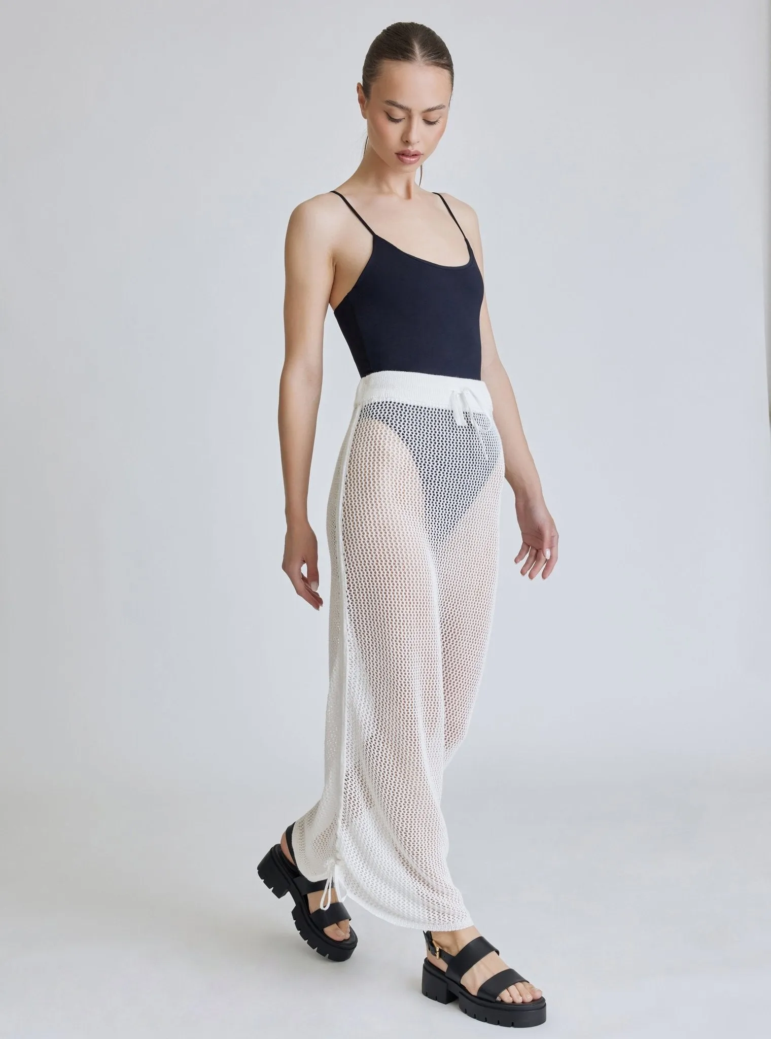 SIDE RUCHED SKIRT