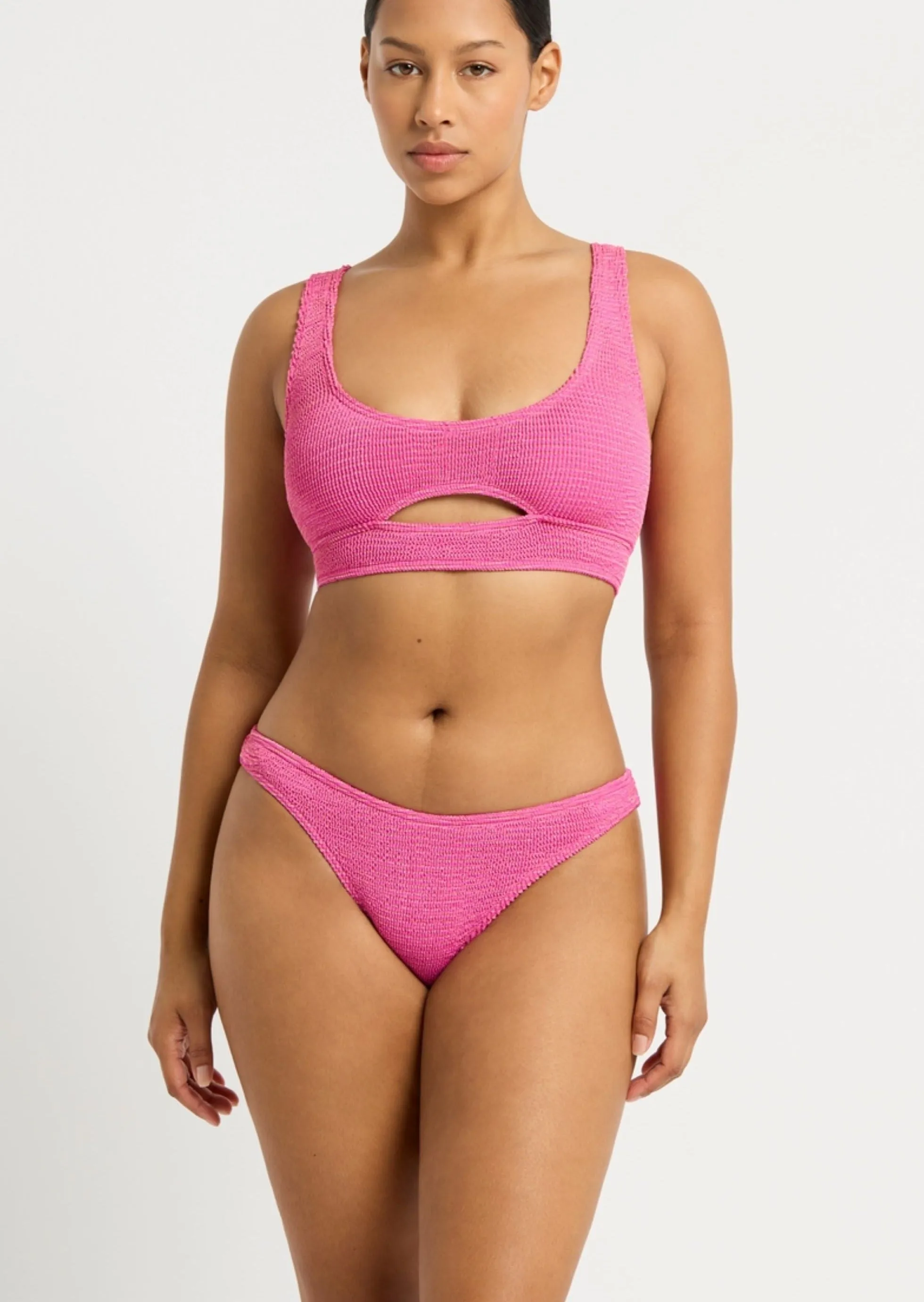 Sign Bikini Brief in Wild Berry Lurex