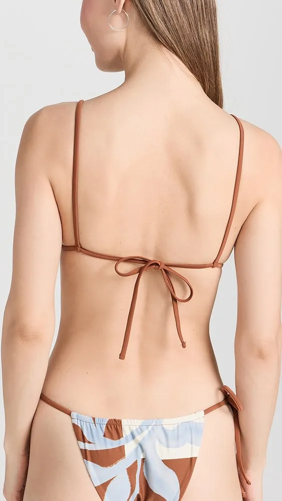 SIR.   Palermo String Triangle Bikini Top 