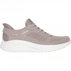 Skechers BOBS Sport Squad Chaos - Current Muse | Taupe | Ladies Comfy Slip-ins Trainers