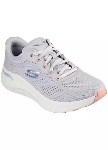 Skechers Ladies Grey Arch Fit 2.0 Big League Trainers | Grattan