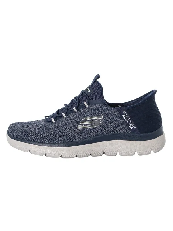 Skechers Slip-ins Summits Key Pace Trainers - Navy