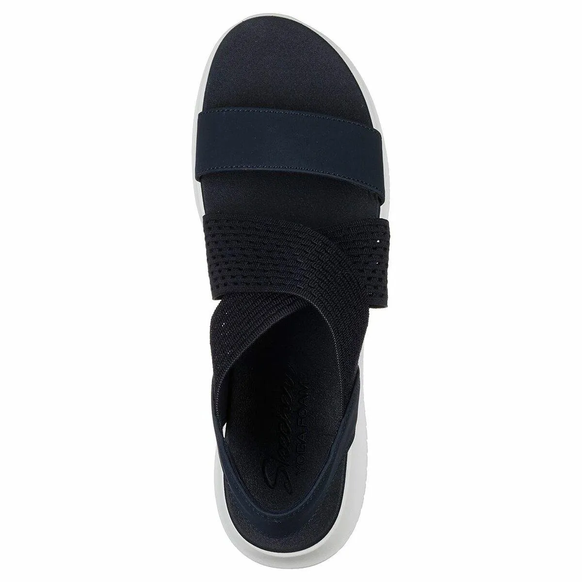 Skechers Women Navy-Blue Casual Sandals