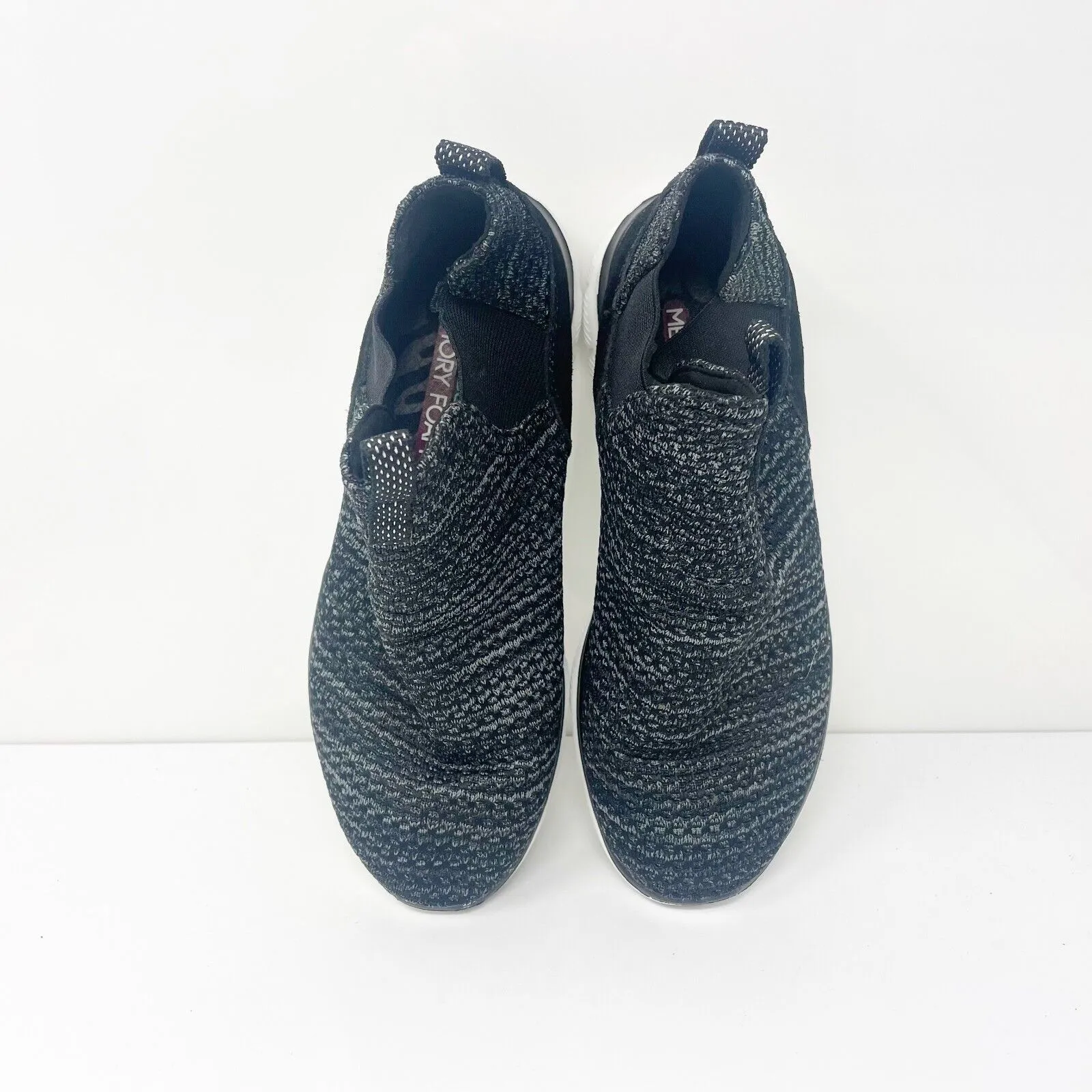 Skechers Womens Flex Appeal 2.0 12894 Black Running Shoes Sneakers Size 8
