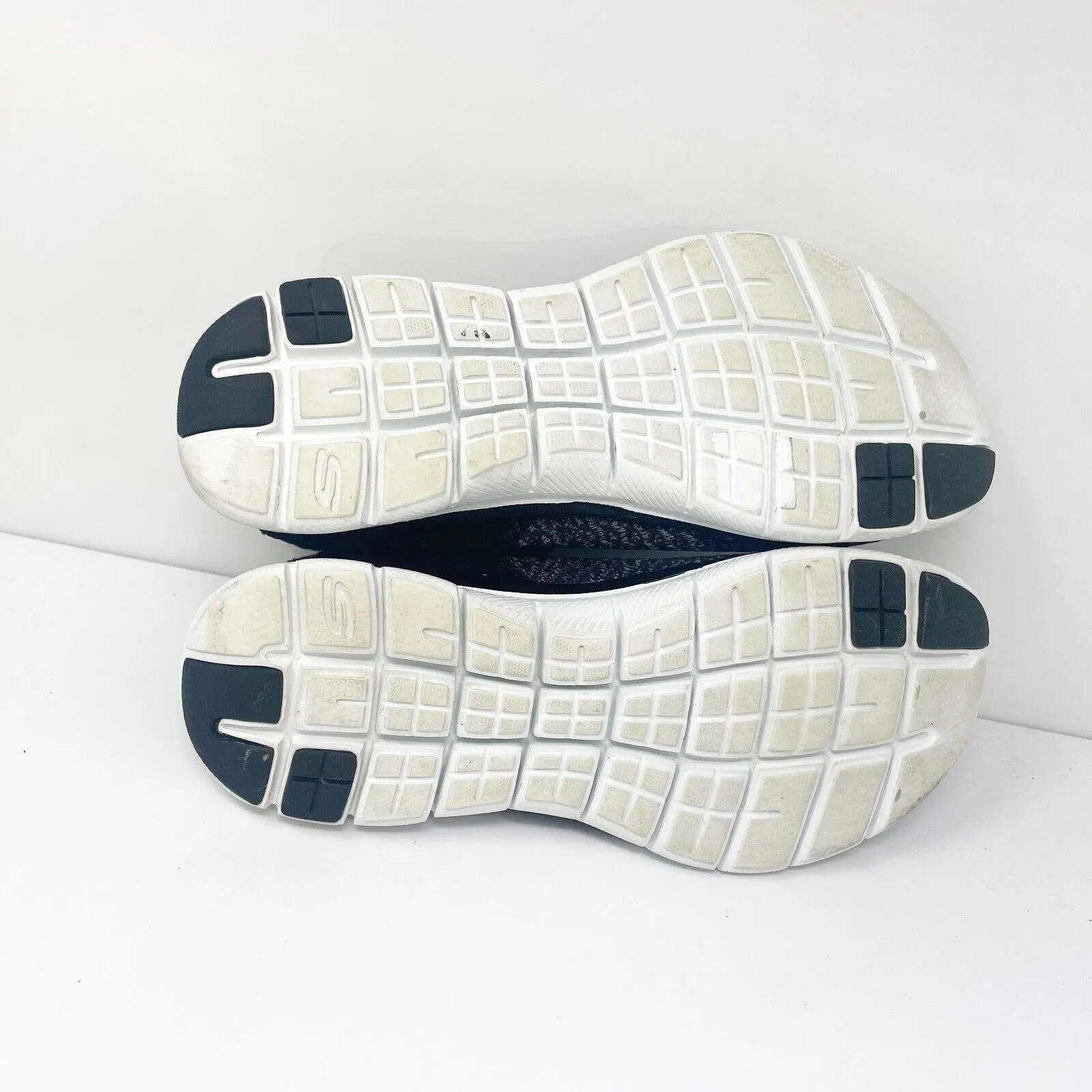 Skechers Womens Flex Appeal 2.0 12894 Black Running Shoes Sneakers Size 8