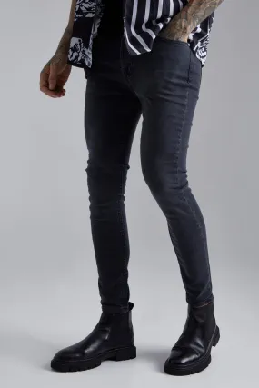 Skinny Pu Pocket Jeans