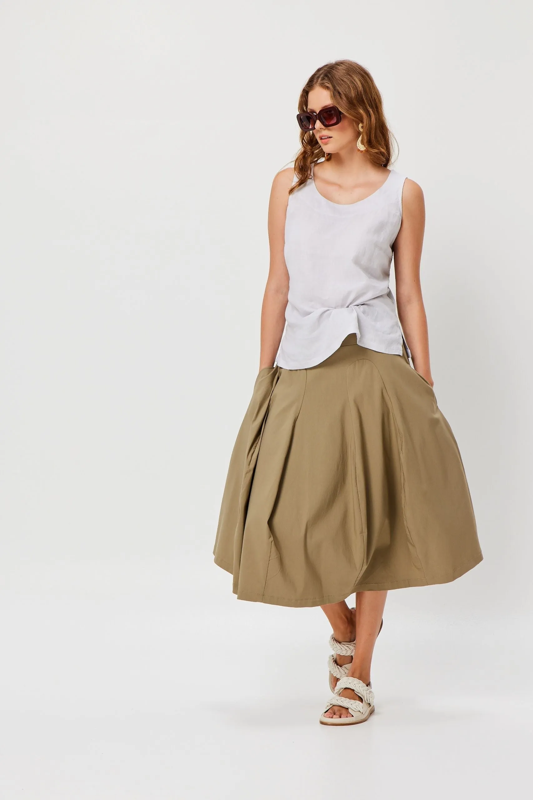 Skirt Ballroom Camel Valia