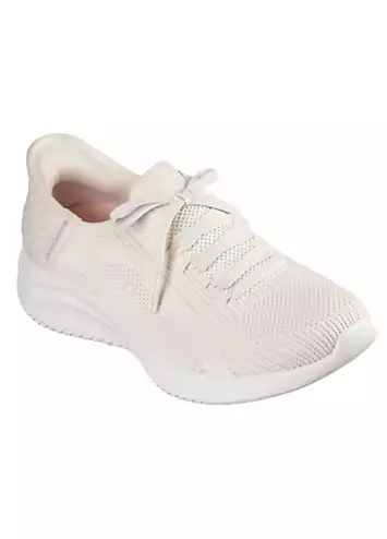 Slip Ins Ultra Flex 3.0 Brilliant Path Natural Trainers by Skechers | Look Again