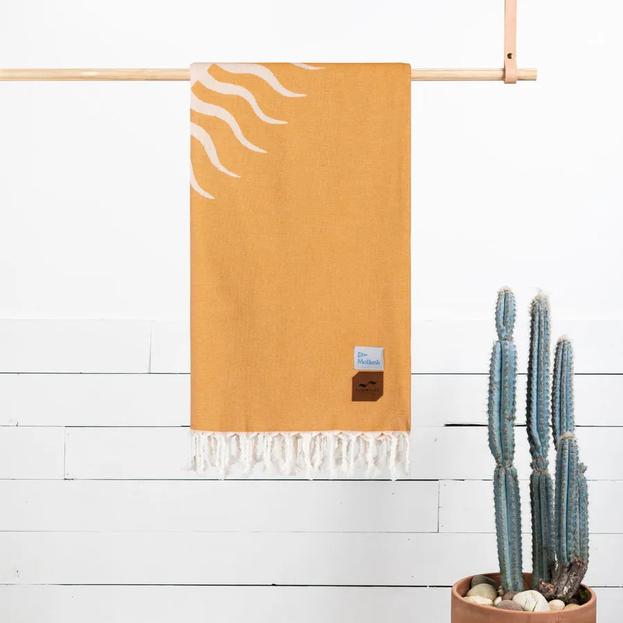 Slowtide Sol Throw Blanket-Henna