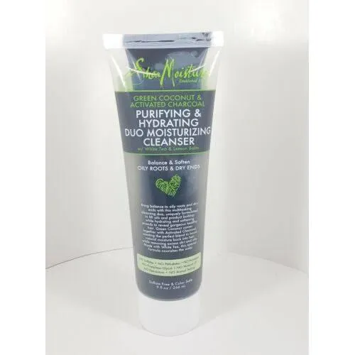 SM GREEN COCONUT&CHARCOAL MOIST CLEANSER 9OZ