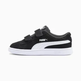 Smash v2 Suede Sneakers - Infant 0-4 years | Puma Black-Puma White | PUMA 세일 | PUMA 