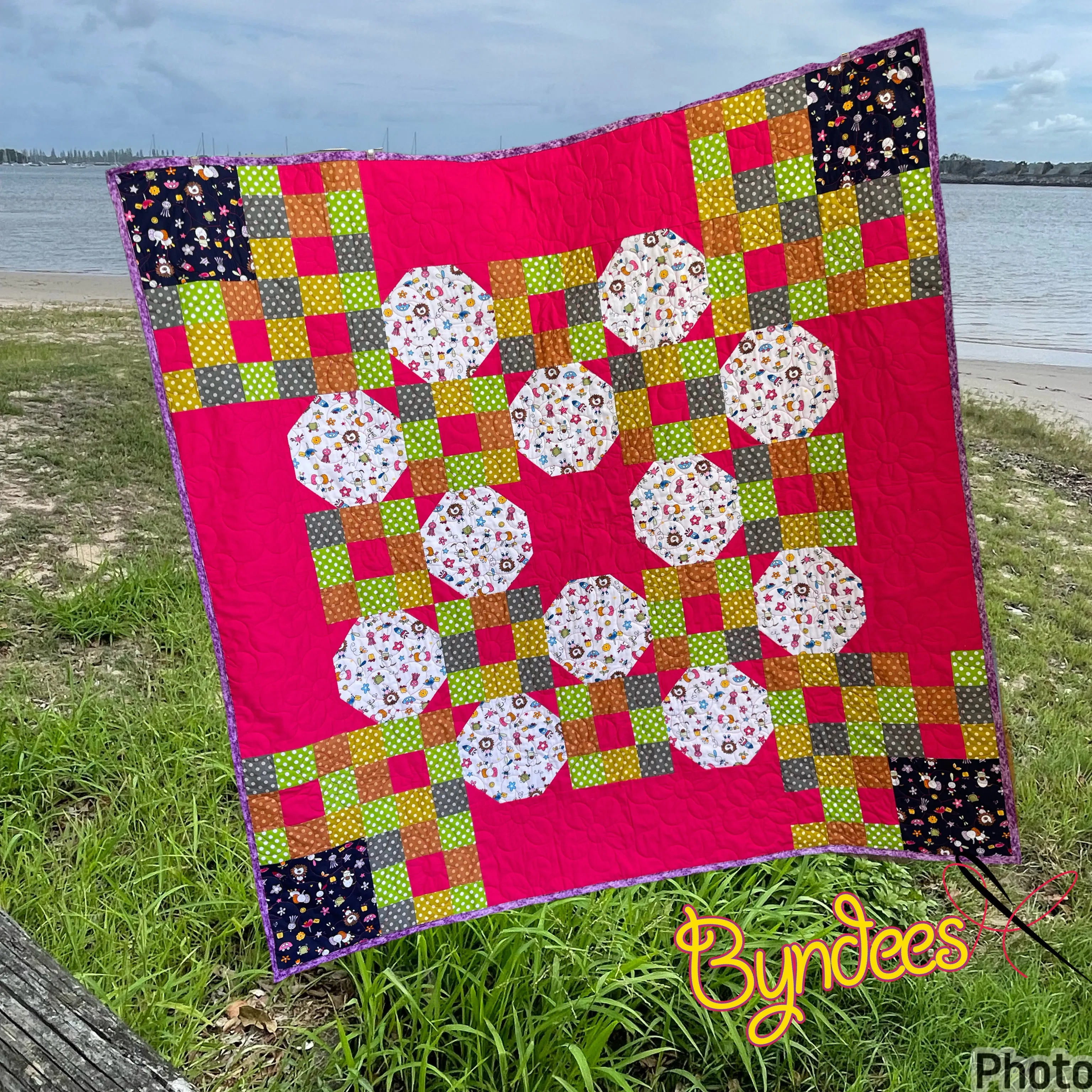 Snowball Quilt Finished Size 60” x 60” Approx