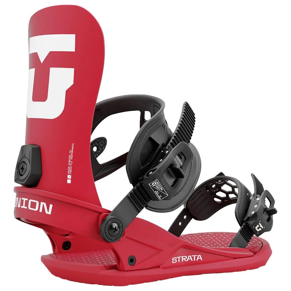 Snowboard binding Union ---Strata Burgundy
