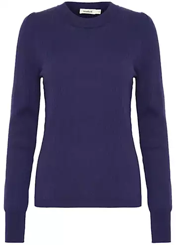 Soaked in Luxury SLSpina Slim Fit Crew Neck Pullover | Grattan