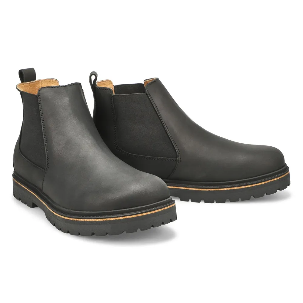 Soft Moc Mens Stalon Chelsea Boot - Black