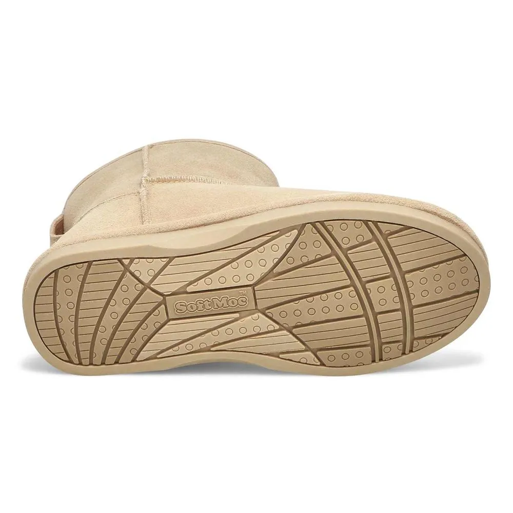 Soft Moc Womens Smocs 5 Mini Boot - Sand
