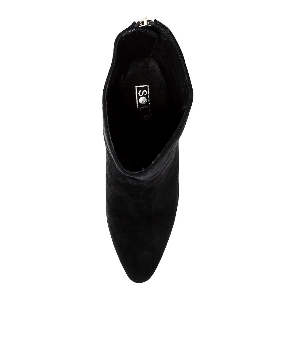 SOL SANA Florence Boot Black Suede