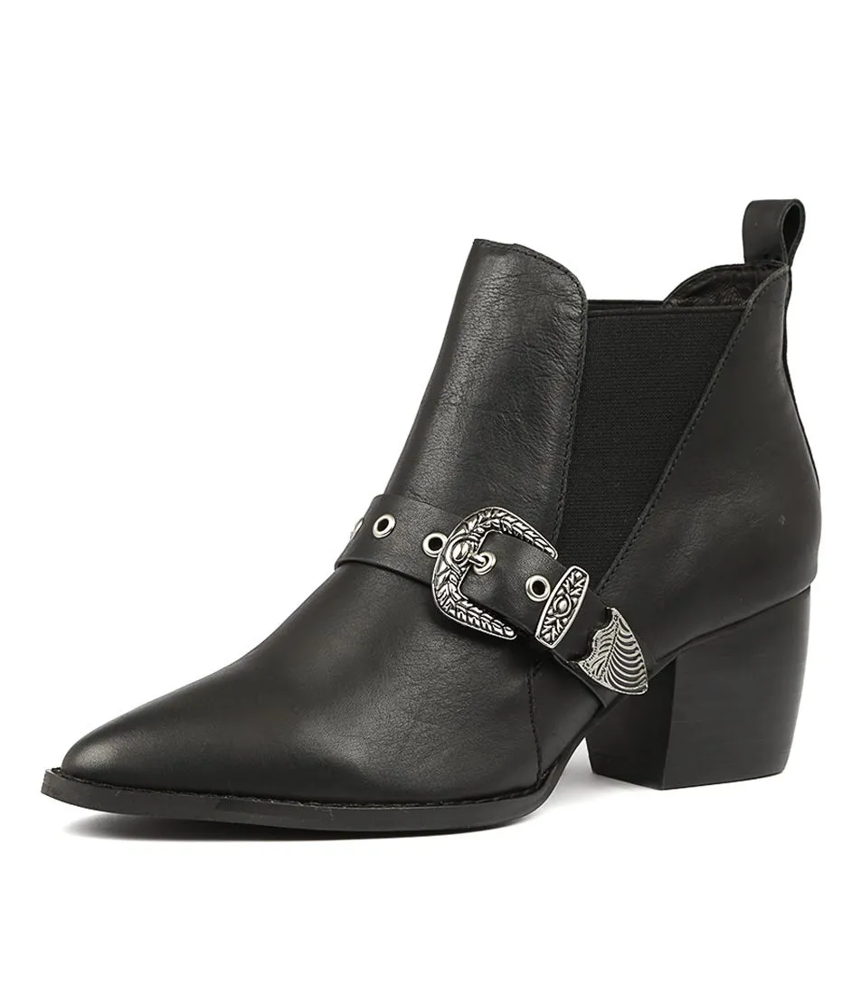 SOL SANA Paddy Boot Black Leather