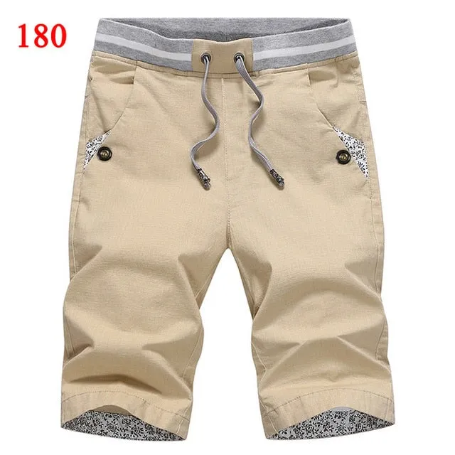 Solid Casual Shorts