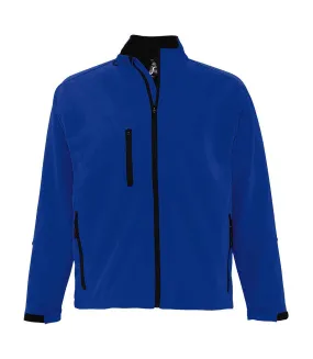 SOLS Mens Relax Soft Shell Jacket (Breathable, Windproof And Water Resistant) (Royal Blue) - UTPC347