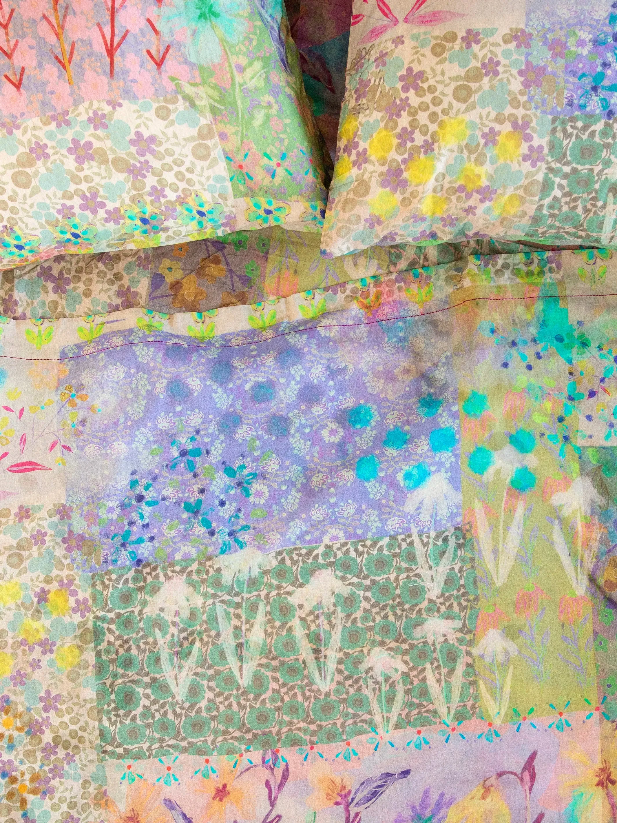 Sooo Soft Cotton Sheet Set - Sage Blooms